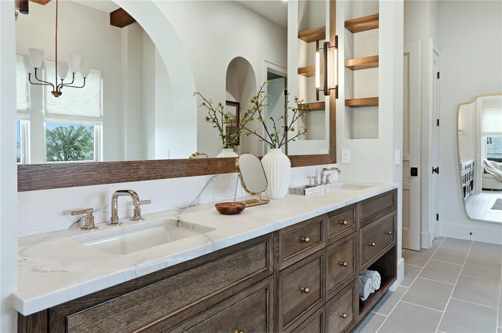 Bathroom, Dual Sink Vanities, Interior