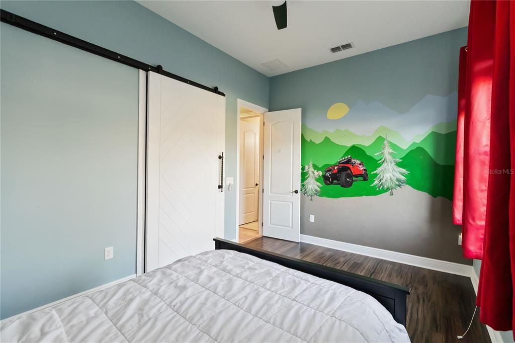 Bedroom, Interior, Wood Texture Flooring