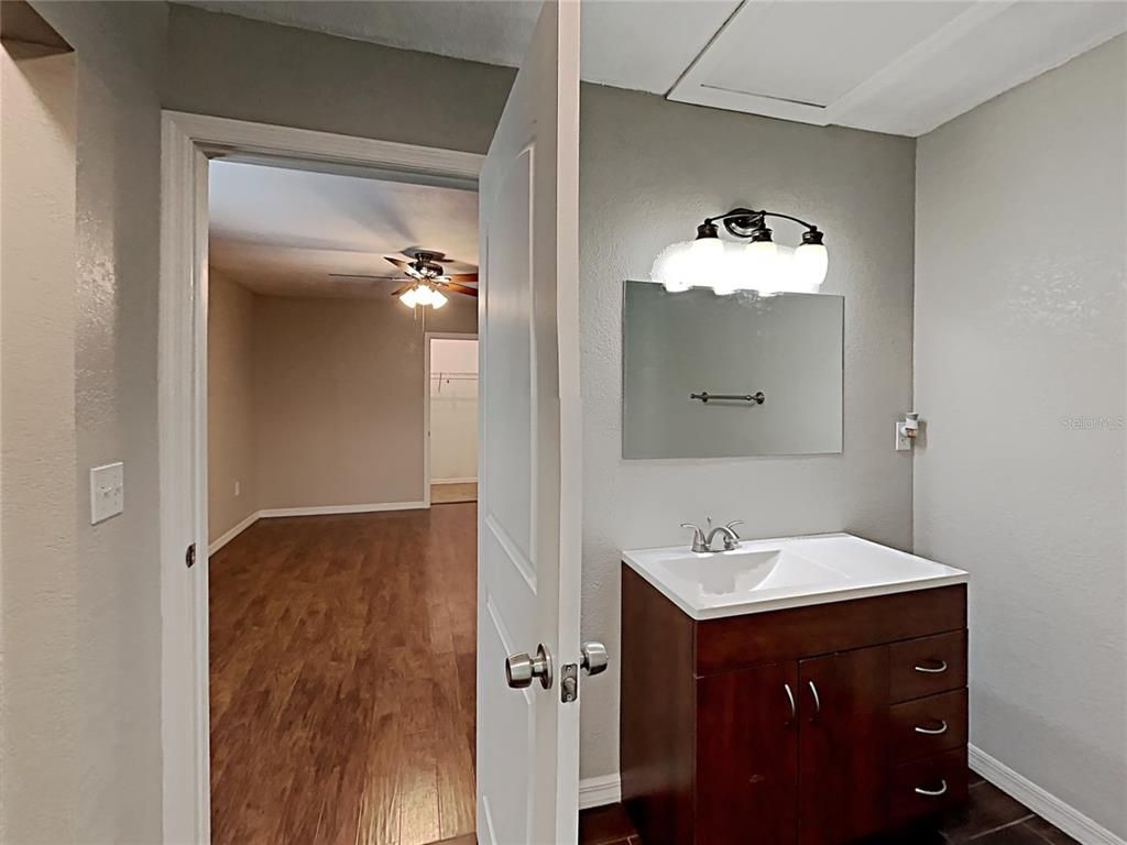 Bathroom, Interior, Wood Texture Flooring