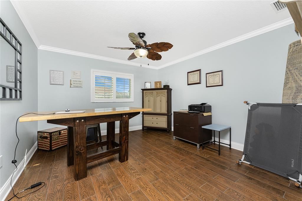 Home Office, Interior, Wood Texture Flooring