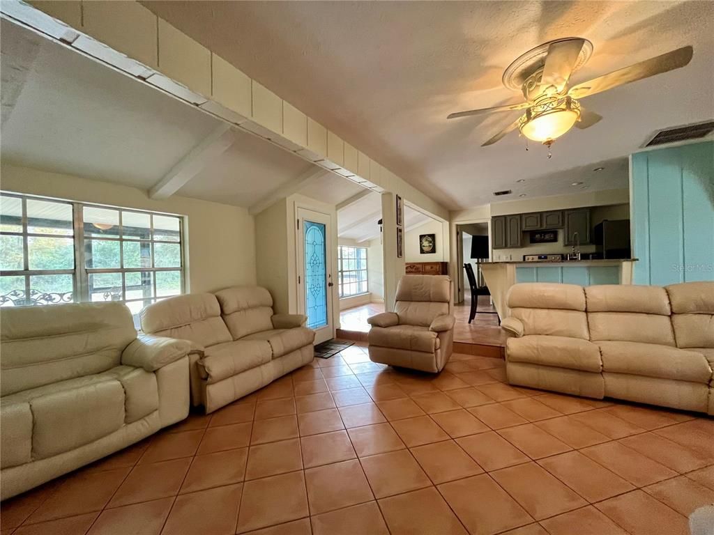 Interior, Kitchen, Living room