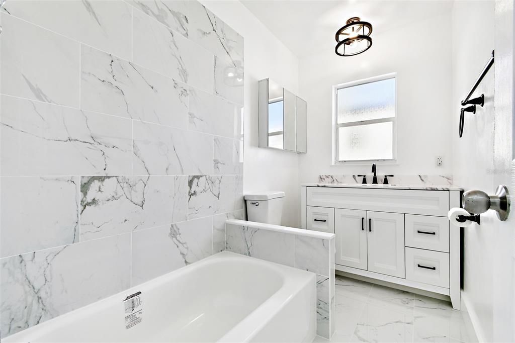 Bathroom, Interior, Marble, Marble Walls