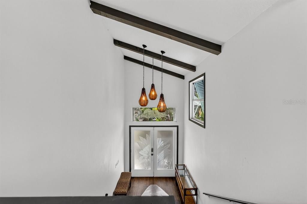 Interior, Pendant Lights, Wooden Beams