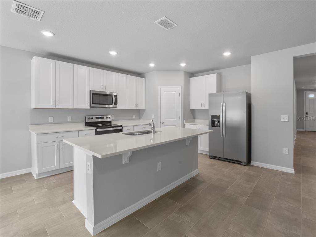 Interior, Kitchen, Recessed Lighting, Stainless Steel Appliances