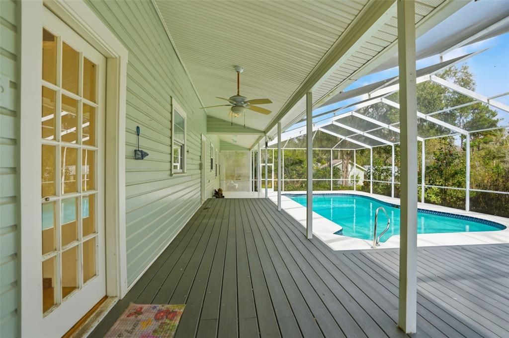 Glass Ceilings, Interior, Pool, Sun Room, Wood Texture Flooring