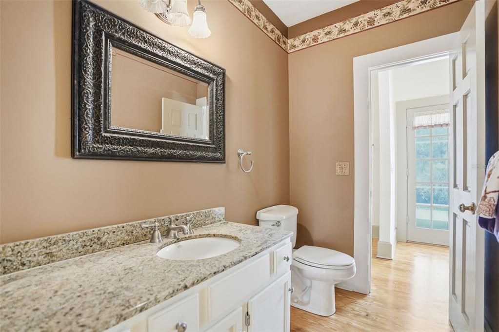 Bathroom, Interior, Wood Texture Flooring