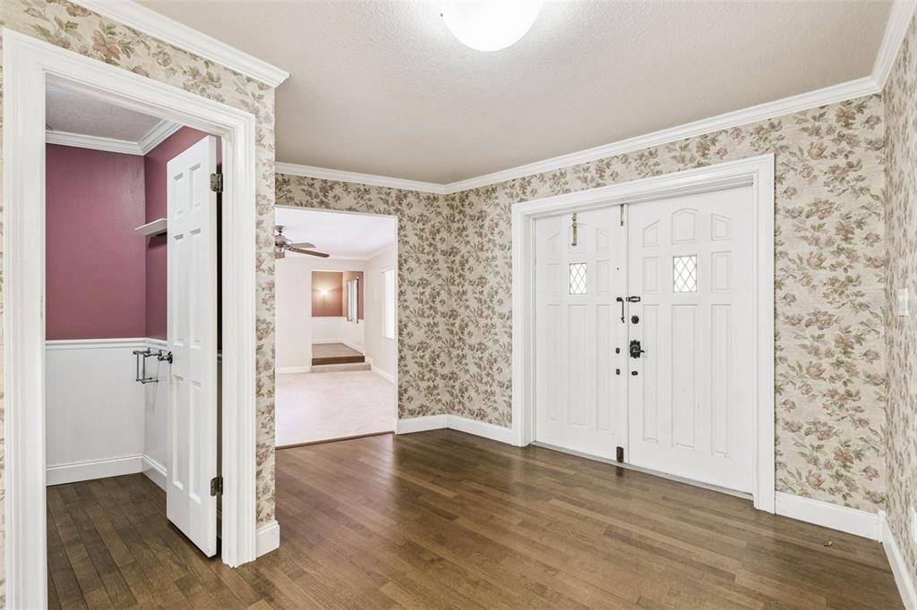 Empty room, Interior, Wood Texture Flooring