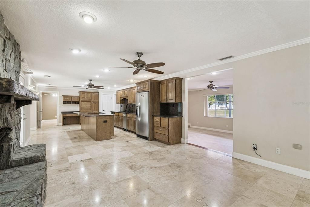 Interior, Kitchen, Recessed Lighting, Stainless Steel Appliances