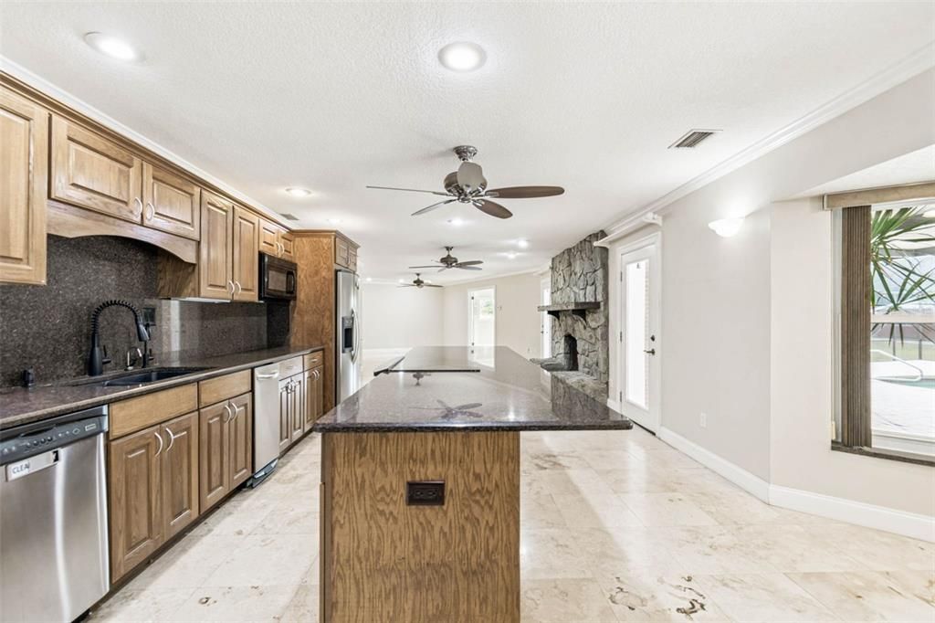 Interior, Kitchen, Recessed Lighting, Stainless Steel Appliances