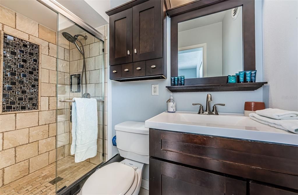 Bathroom, Glass Shower, Interior