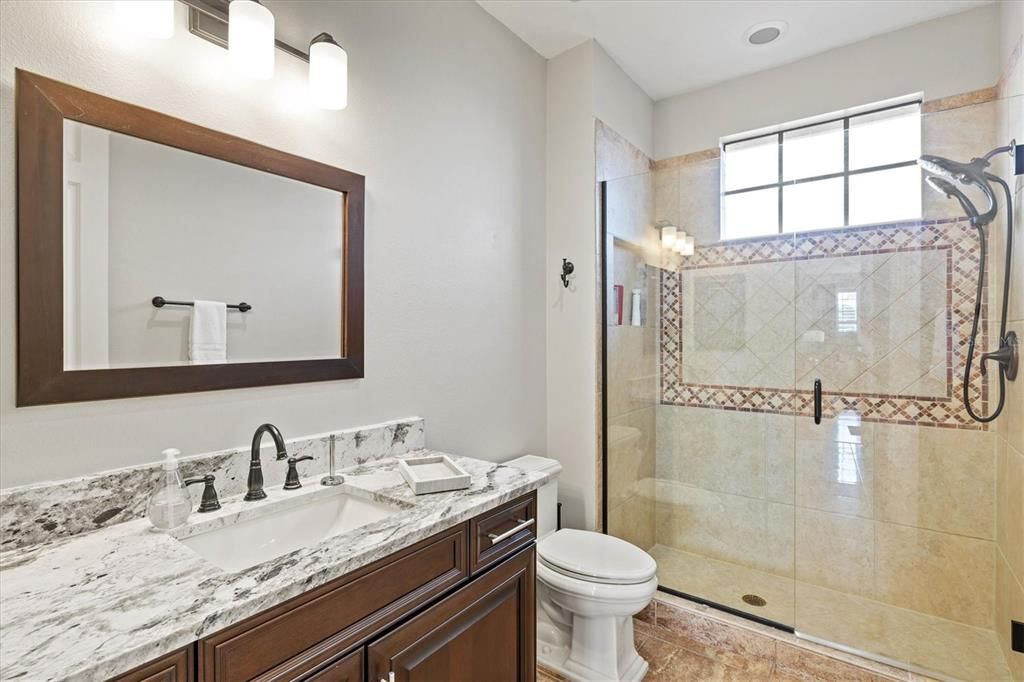 Bathroom, Glass Shower, Interior