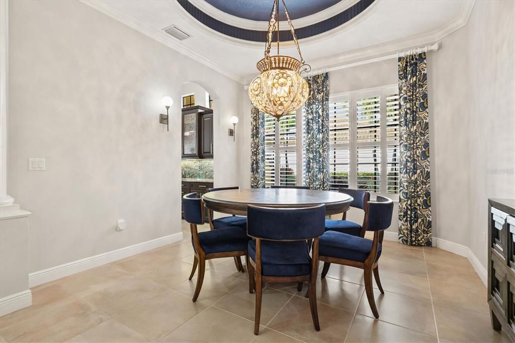 Dining room, Interior, Pendant Lights
