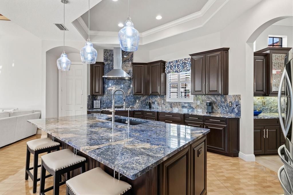 Interior, Kitchen, Pendant Lights, Recessed Lighting