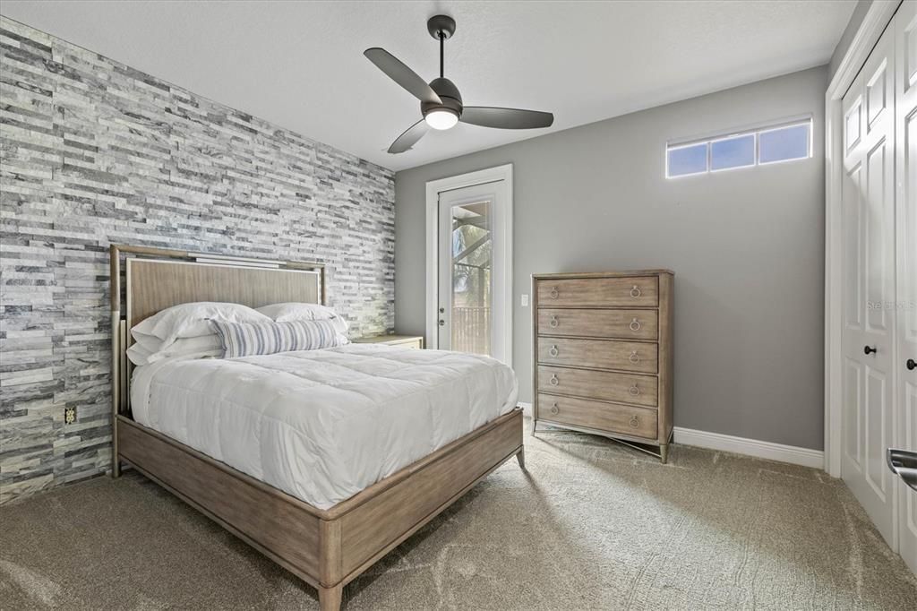 Bedroom, Interior, Stone Walls