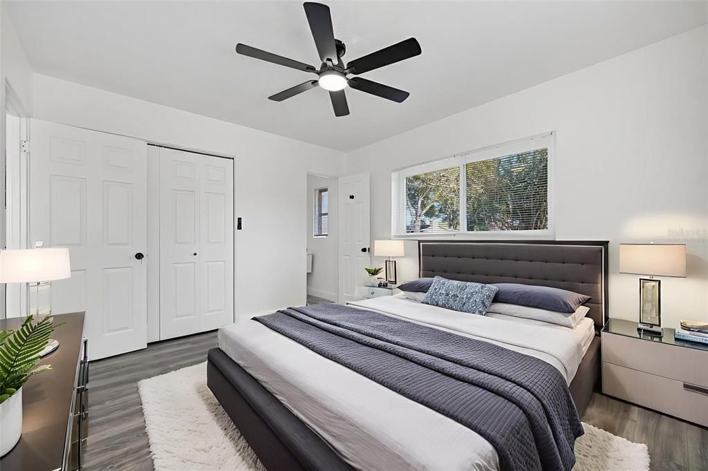Bedroom, Interior, Wood Texture Flooring