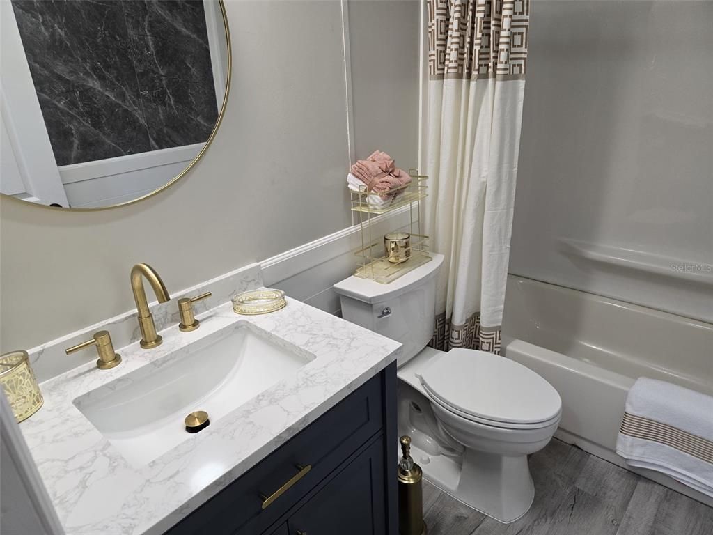 Bathroom, Interior, Wood Texture Flooring
