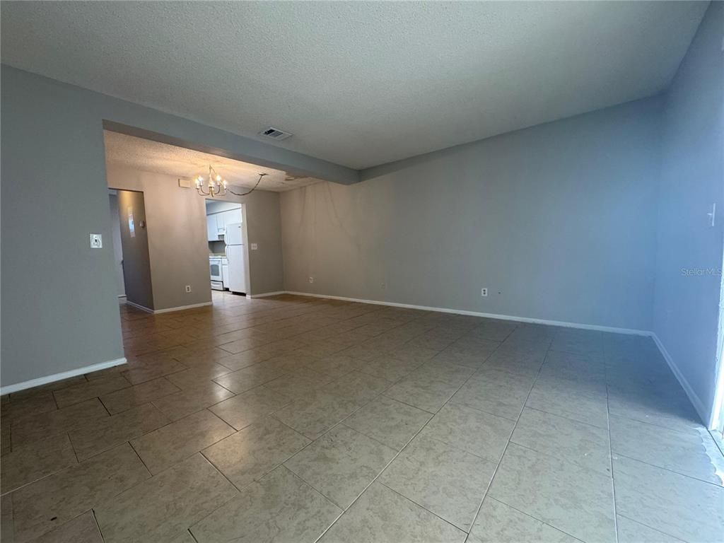 Chandelier, Empty room, Interior