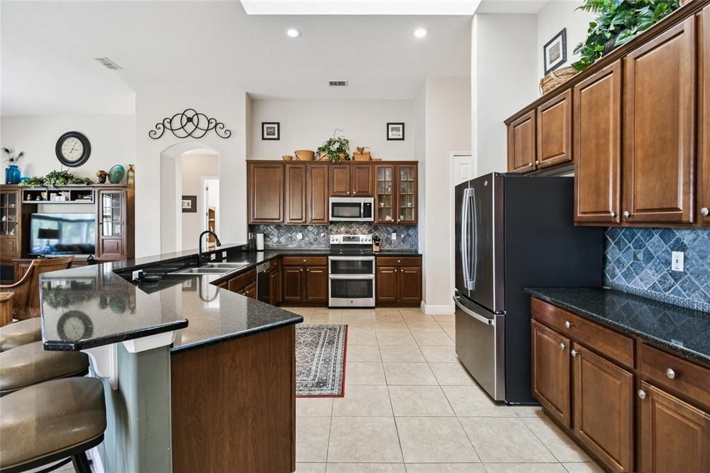 Interior, Kitchen, Recessed Lighting, Stainless Steel Appliances