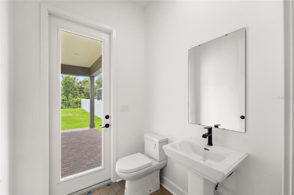 Bathroom, Interior, Wood Texture Flooring