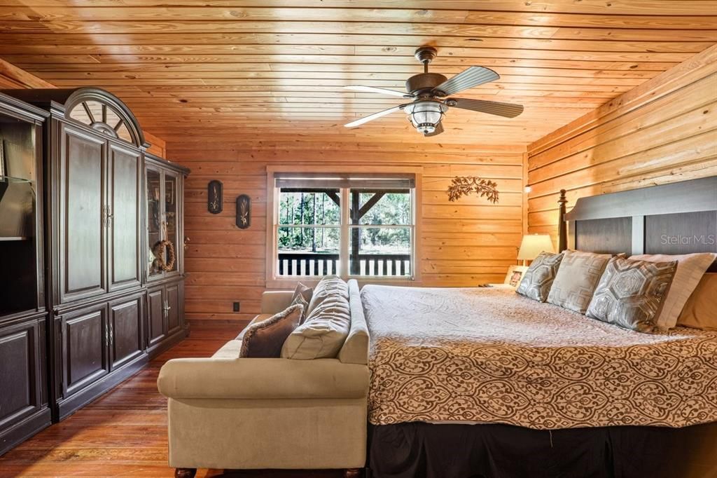 Bedroom, Interior, Wooden Ceilings, Wood Texture Flooring, Wooden Walls