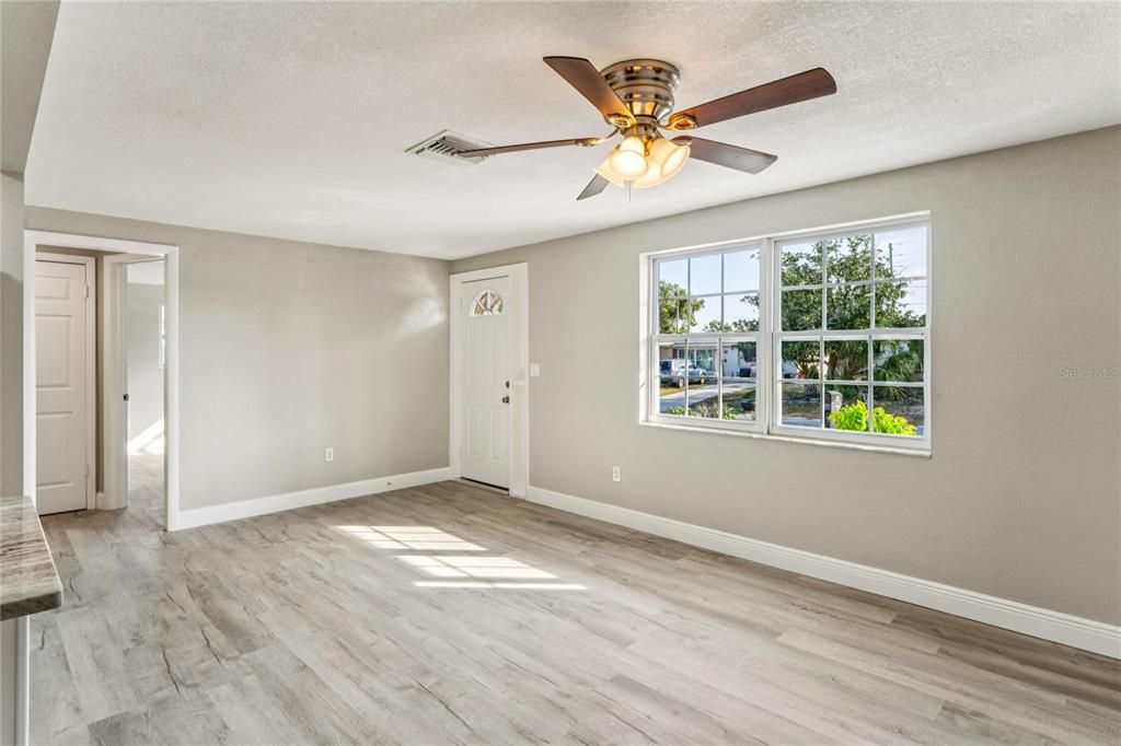 Empty room, Interior, Wood Texture Flooring