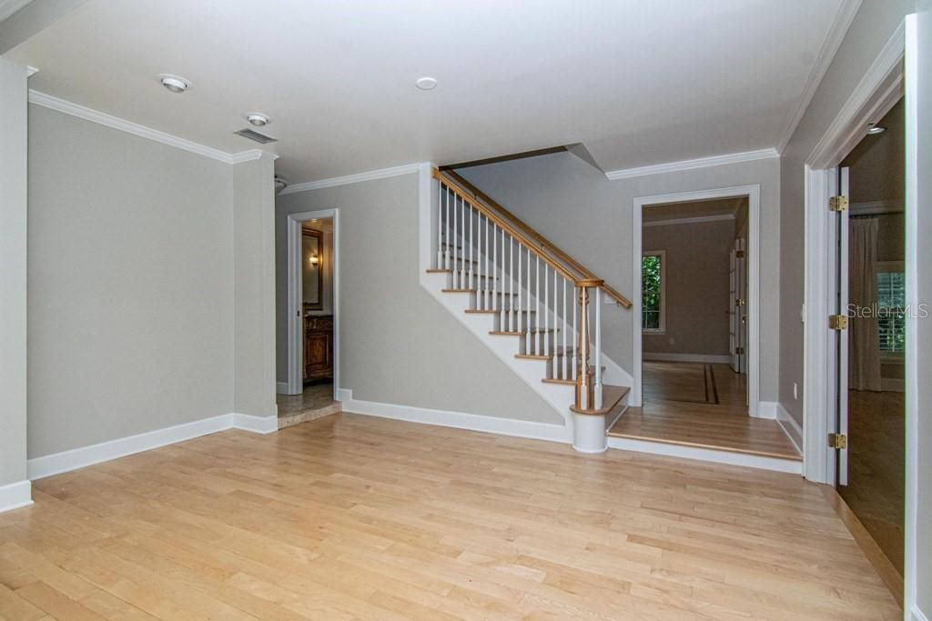 Empty room, Interior, Wood Texture Flooring