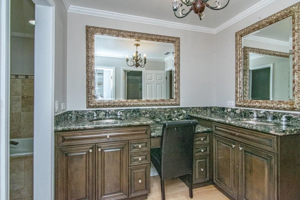 Bathroom, Chandelier, Dual Sink Vanities, Interior