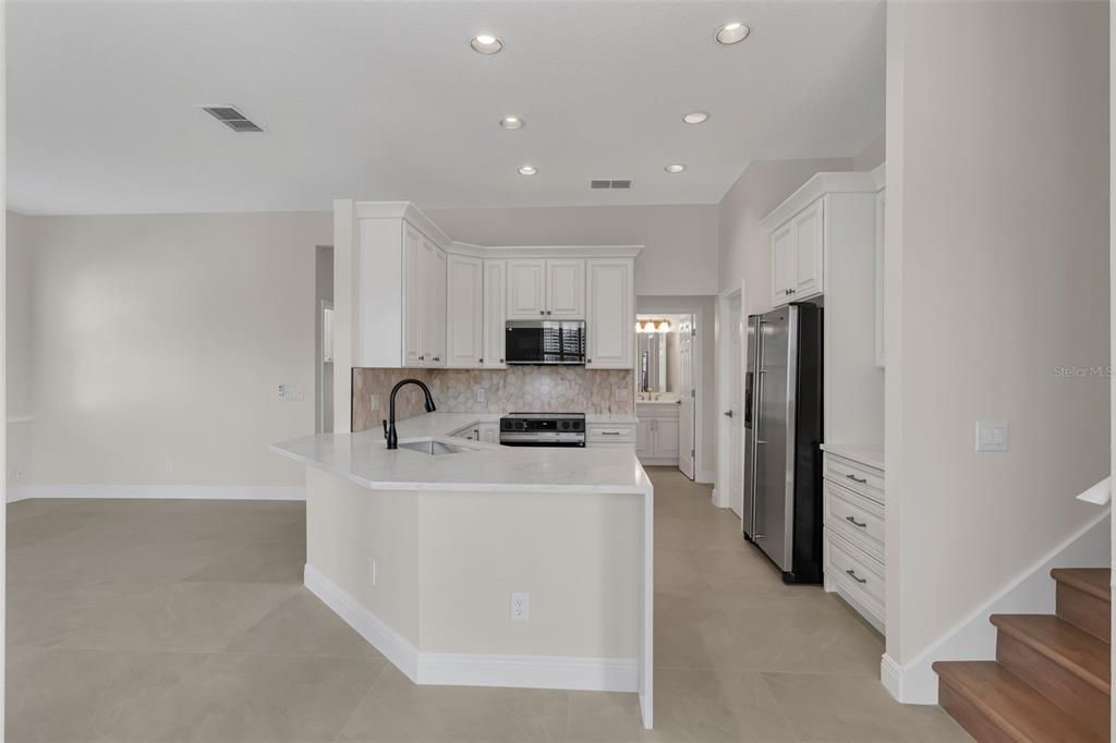 Interior, Kitchen, Recessed Lighting, Stainless Steel Appliances