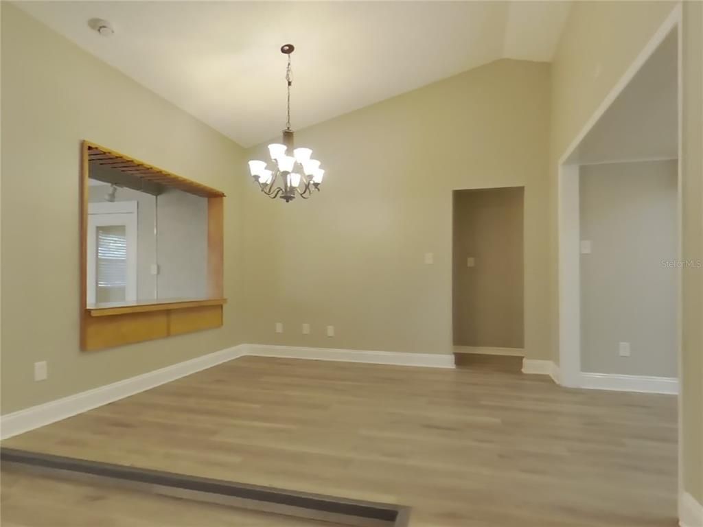 Chandelier, Empty room, Interior, Wood Texture Flooring