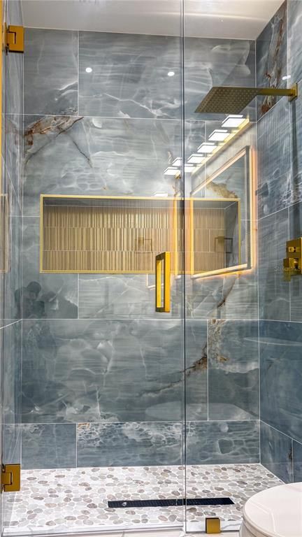 Bathroom, Glass Shower, Interior