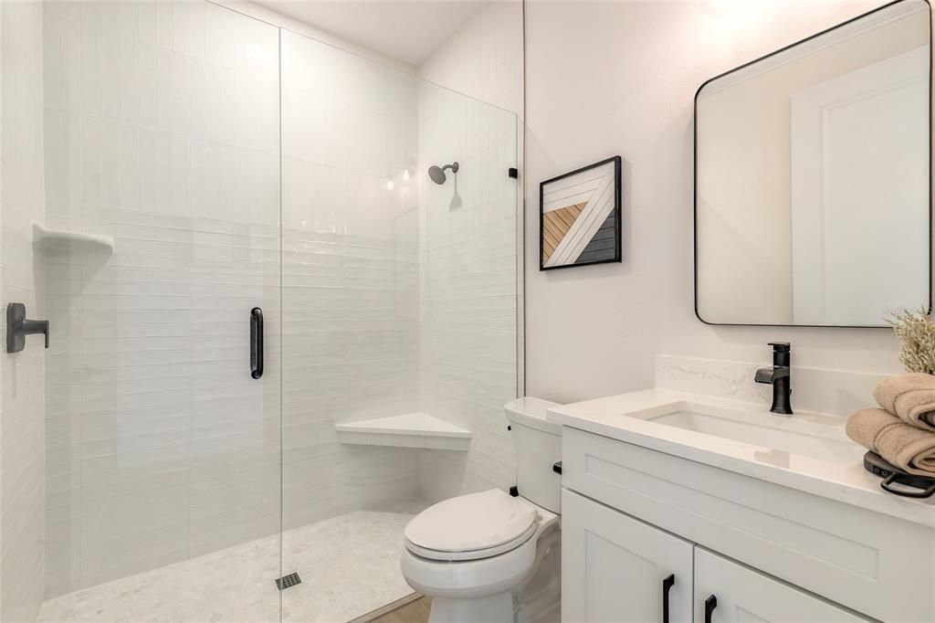 Bathroom, Glass Shower, Interior
