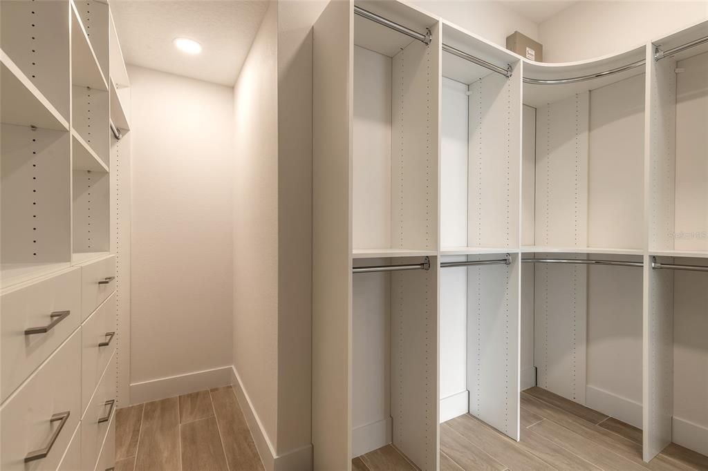 Interior, Recessed Lighting, Walk-in Closets, Wood Texture Flooring