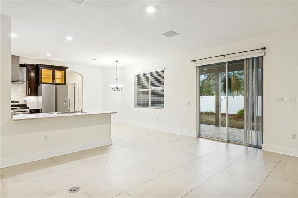 Chandelier, Interior, Kitchen, Recessed Lighting