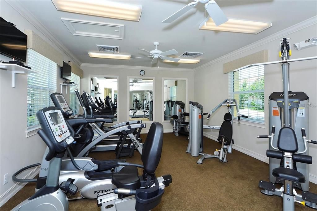 Fitness Equipment, Gym, Interior
