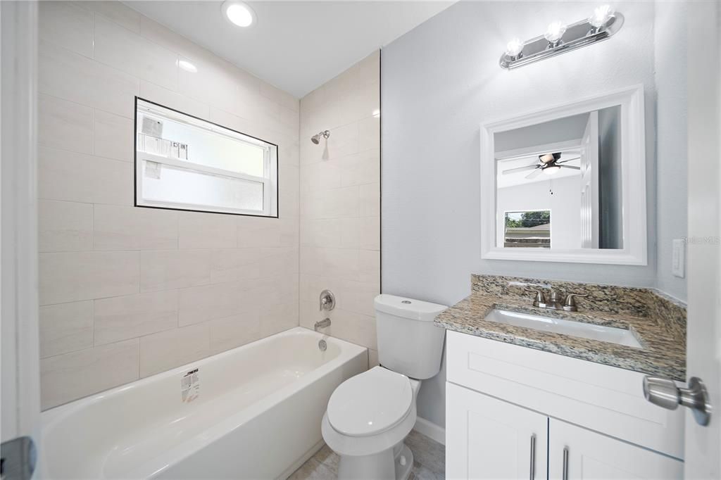 Bathroom, Interior, Recessed Lighting