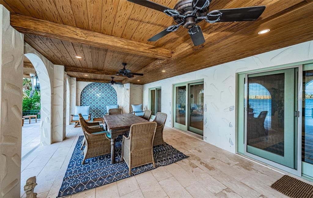 Exterior, Recessed Lighting, Wooden Ceilings