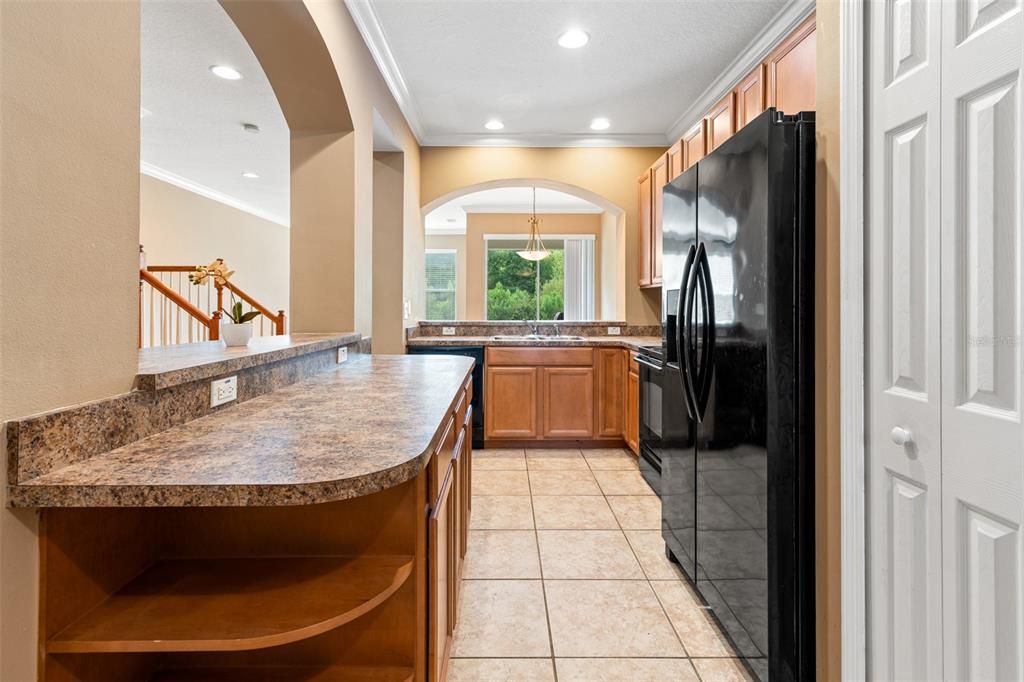 Interior, Kitchen, Pendant Lights, Recessed Lighting