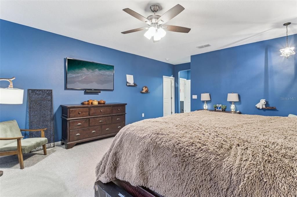 Bedroom, Interior, Pendant Lights