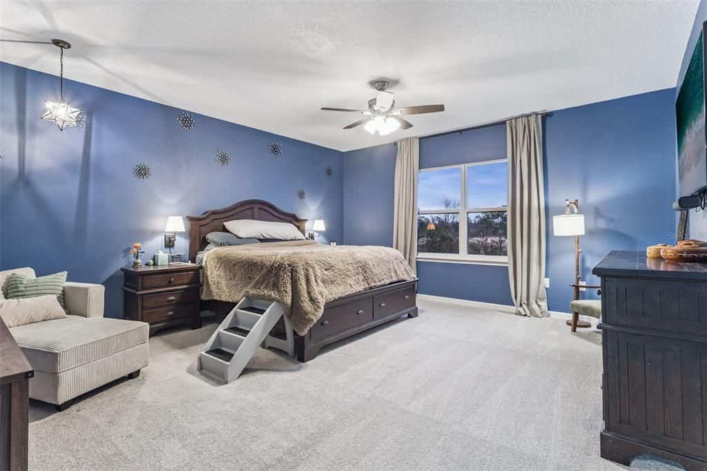 Bedroom, Interior, Pendant Lights
