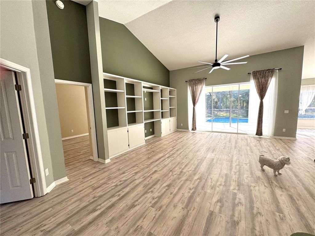 Empty room, Interior, Wood Texture Flooring