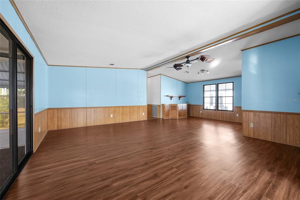 Empty room, Interior, Wood Texture Flooring