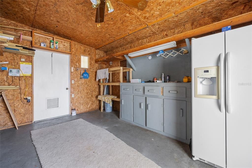 Interior, Washer, Wooden Walls