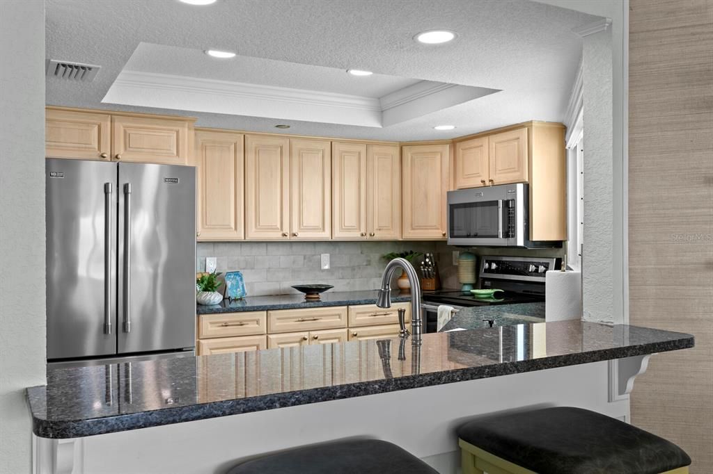 Interior, Kitchen, Recessed Lighting, Stainless Steel Appliances
