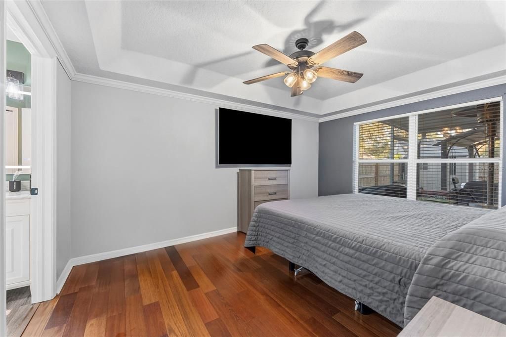 Bedroom, Interior, Wood Texture Flooring