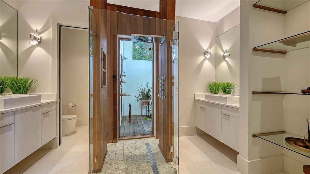 Bathroom, Glass Shower, Interior