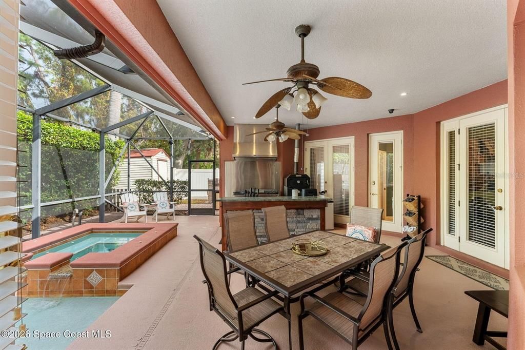 Dining room, Glass Ceilings, Interior, Pool, Recessed Lighting, Sun Room
