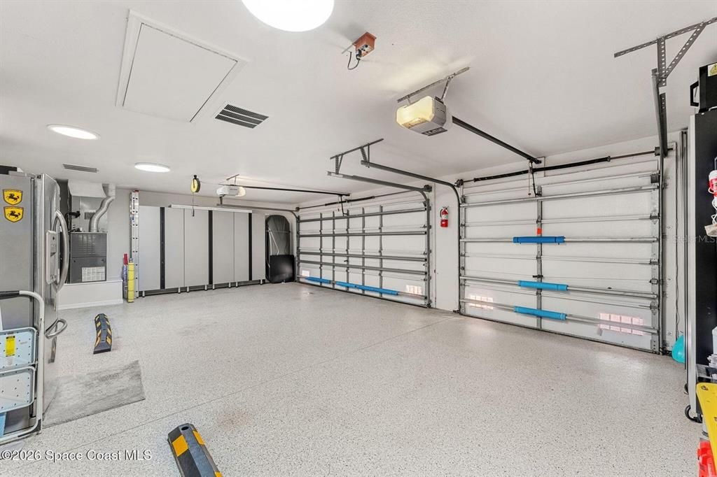 Garage, Interior, Recessed Lighting