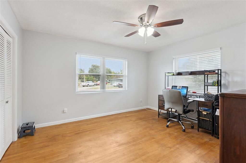 Home Office, Interior, Wood Texture Flooring