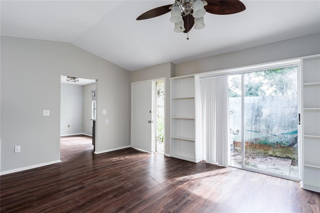 Empty room, Interior, Wood Texture Flooring