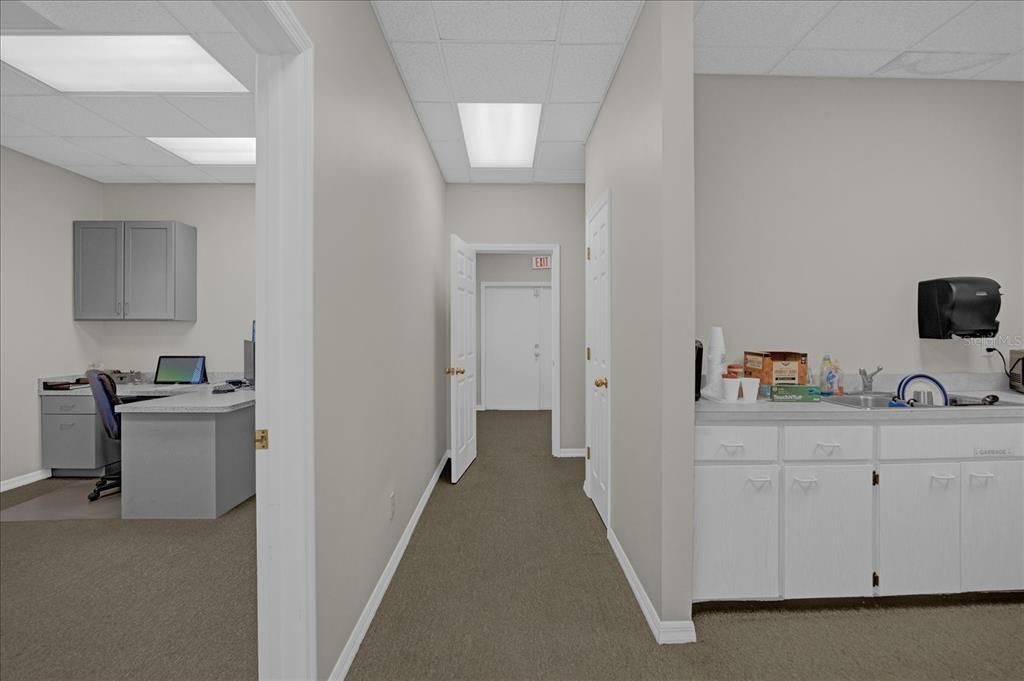 Home Office, Interior, Recessed Lighting